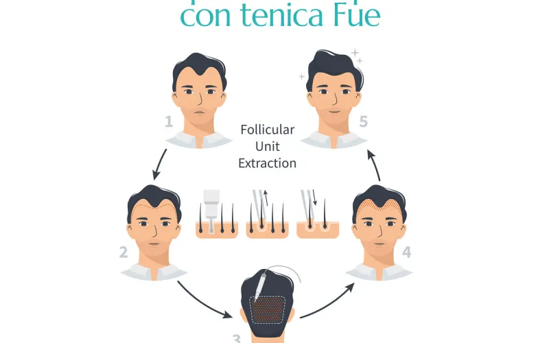 procedura del trapianto di capelli con tecnica fue effettuato dal dott. Valente a Firenze