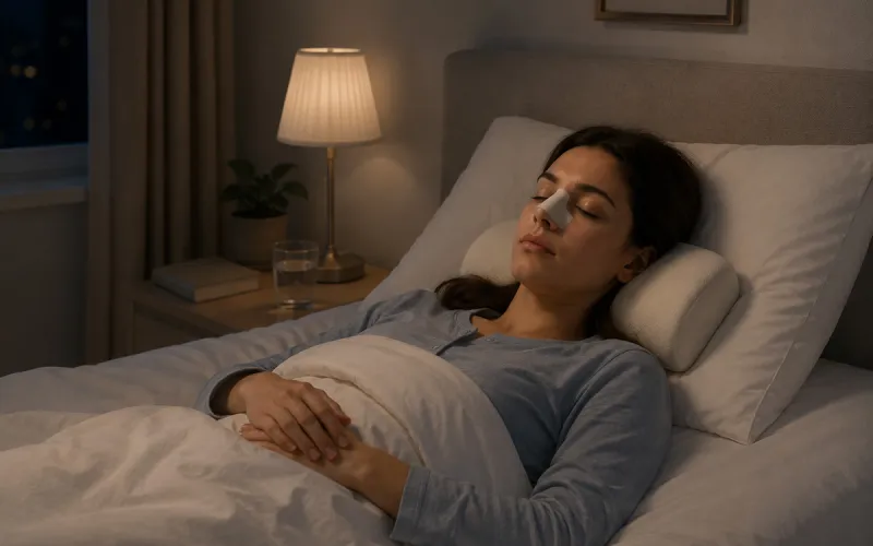 come dormire dopo la rinoplastica